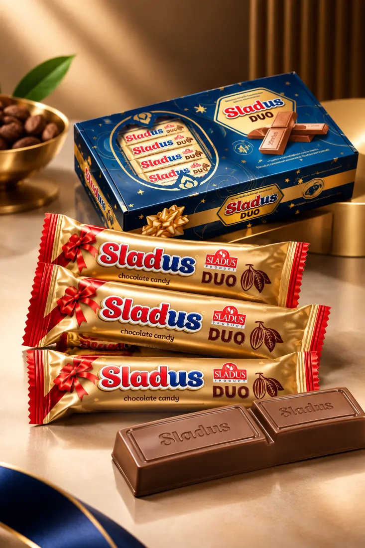 Sladus DUO — BISRARO shokolad mahsuloti
