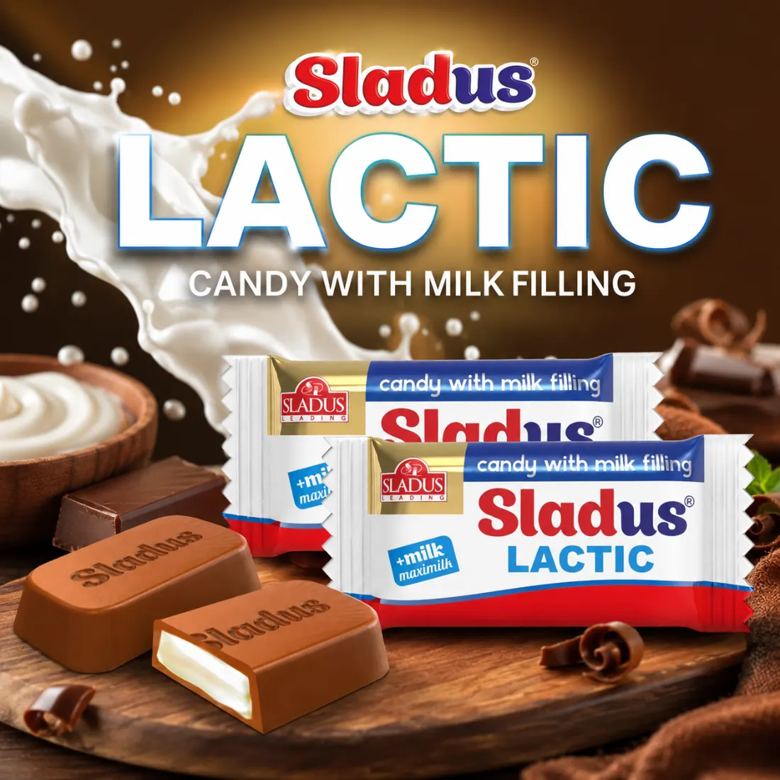Sladus LACTIC — BISRARO shokolad mahsuloti