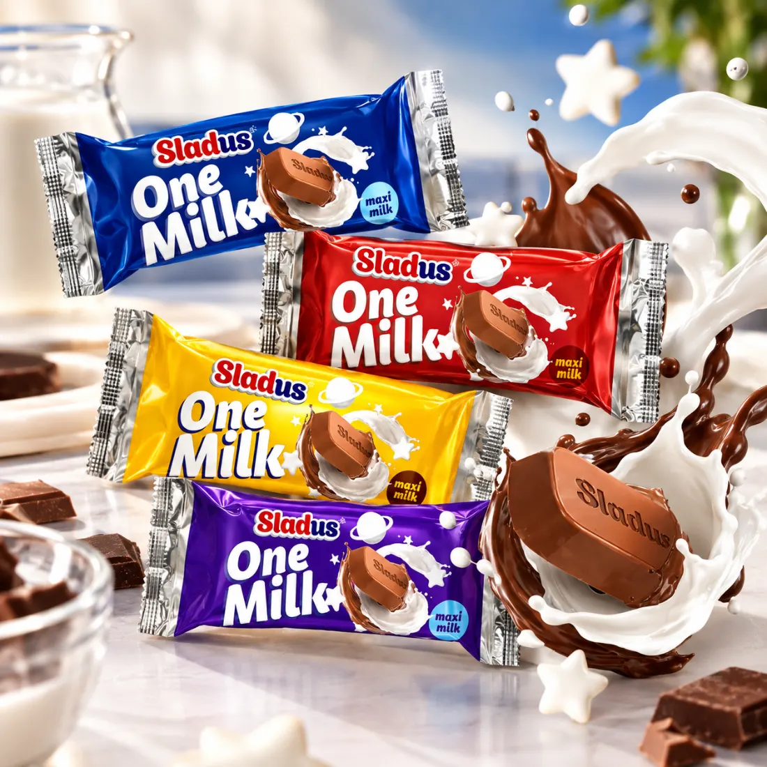 Sladus One Milk — BISRARO shokolad mahsuloti