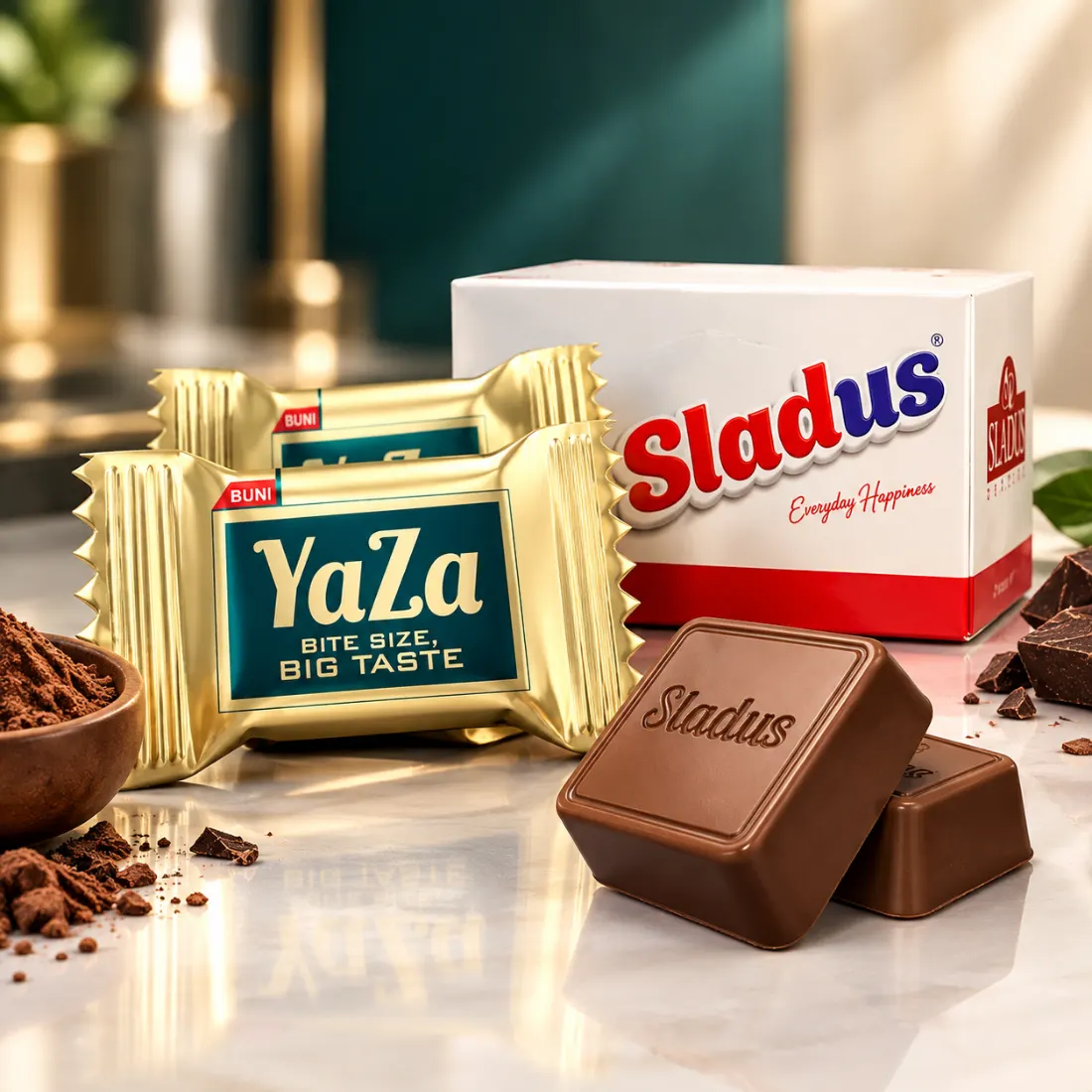 YaZa — BISRARO shokolad mahsuloti